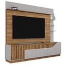 Ver imagem 2 de Estante Home Tv 75 Pol 210 Cm Dallas Cinamomo Off White Bechara