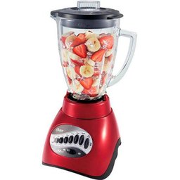 Liquidificador Oster Versatile Vermelho 450w 12 Velocidades Jarra Vidro 1,5l 110v - 2