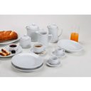 Ver imagem 5 de Jogo 6 Xícaras Porcelana Branca Café Chá com Pires 210ml Bar Hotel Germer