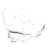 Futon Solteiro Dobrável Oriental Confort Plus - 3