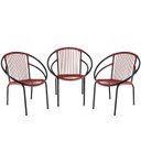 Ver imagem 1 de Conjunto de 3 Cadeiras Eclipse,Móveis para jardim, varanda, edícula, área, sacada, recepção,