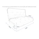 Ver imagem 3 de Colchão Berço R9 Design Futon Futon Dobrável Sofá Cama Azul Turquesa
