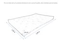 Ver imagem 4 de Colchão Berço R9 Design Futon Futon Dobrável Sofá Cama Azul Turquesa