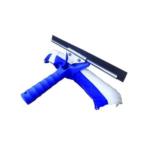 Rodo Limpa Vidros Dupla Função Régua 25 Cm Limpador Multiuso sem Cabo