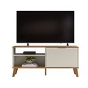 Ver imagem 4 de Rack Estante Madri 120cm Tv até 50 Polegadas Multifuncional com Porta Peternella Móveis