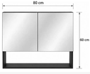 Ver imagem 5 de Armário Superior para Banheiro Siriu com Espelho 100% MDF 15mm