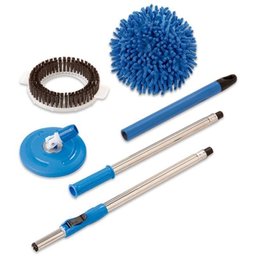 Cabo Perfect Mop 1,60 Mts com 1Refil Tira Pó, 1 Refil Escovão - 1 Cabo Perfect Mop 1,60 Mts com 1Refil Tira Pó, 1 Refil Escovão - 1