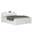 Ver imagem 1 de Cama Baú de Casal com 4 Gavetas Ilan 1251 Branco