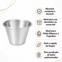 Ver imagem 5 de 100 Forminhas de Petit Gateau Alumínio Reforçadas Compactas
