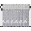 Ver imagem 2 de Cortina de Renda - Copa e Cozinha - Pratos - Branco - 2,20m X 1,20m - para Varão - Cortilester