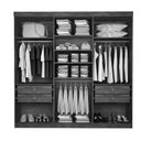 Ver imagem 2 de Guarda Roupa Casal 6 Portas 4 Gavetas Leblon D'doro Ypê/off White