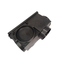 Ver imagem 3 de Ralo Linear Pluvial Alumínio 15x25 Cocho Coletor Modular 5 Saídas com Tela