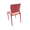 Ver imagem 2 de Cadeira Tramontina Safira em Polipropileno e Fibra de Vidro Vermelho 92048/040