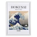 Ver imagem 2 de Quadro Decorativo Hokusai - Onda 24x18cm - com Vidro:moldura Branca