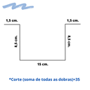 Ver imagem 3 de Kit Calha Telhado Cocho Divisa Platibanda 5 Mts Galvanizada Galvocalhas Calha Galvanizada Saída Redo