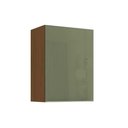 Ver imagem 1 de Armário Aéreo P/ Cozinha Vibra T643 C/ 1 Porta 60cm Canela/verde Pistache Lacca - Kappesberg