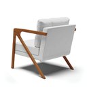 Ver imagem 3 de Kit 02 Poltronas Melissa Suede Cinza Base de Madeira Castanho - D’Rossi