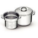 Ver imagem 1 de Jogo Cozi Pasta Aço Inox 2 Peças 20cm Solar Tramontina 65500/410
