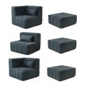 Ver imagem 5 de Sofá Modular 3 Lugares e 3 Puff Easybox CabeCasa MadeiraOriginals