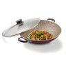 Panela Wok Alumínio 32cm Com Tampa De Vidro Paris Bordô 20545732 - 4