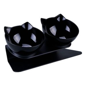 Comedouro e Bebedouro Gato Duplo Elevado Ergonômico Design