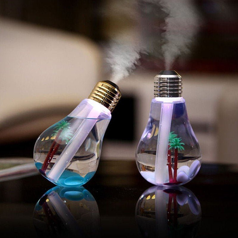 Luminária Lâmpada Difusor Umidificador ambiente Ar Luz LED USB - 3