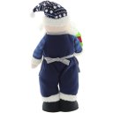 Ver imagem 2 de Enfeite Natal Boneco Papai Noel Artesão Tecido 53cm