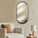 Ver imagem 2 de Espelho Decorativo Urban Preto 60x40cm Oblongo