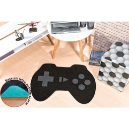 Tapete Premium Formato Controle Preto - 1 Tapete Premium Formato Controle Preto - 1
