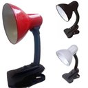 Ver imagem 1 de Luminaria de Mesa Presilha Articulavel C/ Garra Vermelho