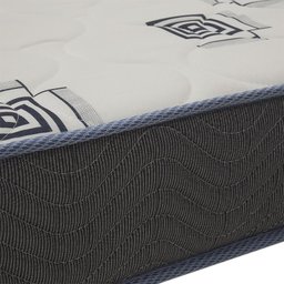 Cama Solteiro Simba Branco Fosco Pés Madeira Natural com Colchão D33 - Reller Móveis - 6