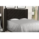 Ver imagem 2 de Cabeceira Vicenza Para Cama Box Casal 140 cm Corino Marrom - D’Rossi