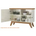 Ver imagem 2 de Balcao Claus 2 Portas Cor Off White com Freijo 1,20 Mt (larg) - 60737