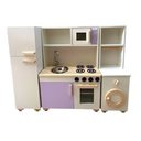 Ver imagem 2 de Cozinha Infantil Completa com Lavanderia Lilás.