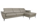 Ver imagem 3 de Sofá de Couro Hannover 3 Lugares com Chaise Baú Direita - Avelã