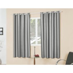 Cortina Blackout Sala/Quarto em Tecido 200 x180 Cinza | Admirare - 1