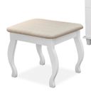 Ver imagem 7 de Penteadeira com Porta Joias Interruptor Usb 7 Gavetas e Banqueta Boreal Branco