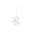 Ver imagem 1 de Lustre para Quarto Infantil Menina Artesanal com 03 Lâmpadas de Rosas - Branco