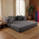 Ver imagem 2 de Sofá Cama Muna 1,50m Xpand Tech Tecido Bouclê Cama Inbox