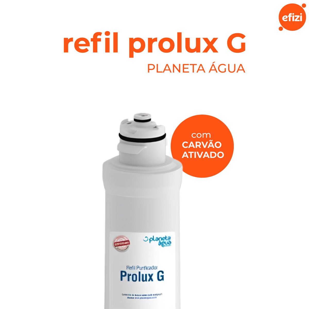 Refil Filtro Prolux G Carvão Ativado Planeta Água - 2
