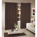 Ver imagem 1 de Cortina Blackout Sala/Quarto em Tecido 2,00 x 1,80 Marrom Admirare