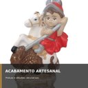 Ver imagem 3 de São Jorge Baby 13 cm em Gesso Estatueta Sala Quarto