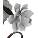 Ver imagem 3 de Abajur Luminária de Quarto e Sala Artesanal em Metal Rustico Decorativa - Branco
