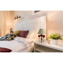 Ver imagem 5 de Luminária Abajur de Quarto Cabeceira de Cama e Iluminação Lateral em Ferro - Verniz