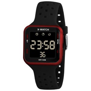 Relógio Pulso Analógico Quartz X-watch Xgppd101w Preto Unico