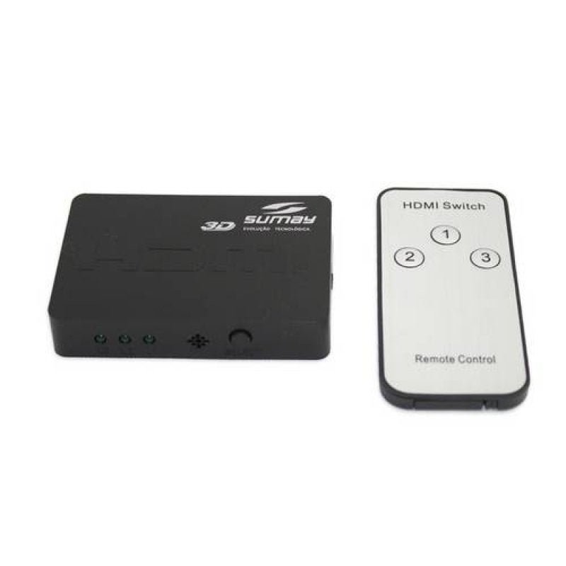 Switch Hdmi Mini Sumay Sm-SW300 3X1 HiSpeed - 1