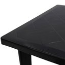 Ver imagem 4 de Mesa Plástica Tramontina Desmontável 80,5x72cm Preta Quadrada Eco Summa Sancho Polipropileno