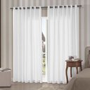 Ver imagem 1 de Cortina para Sala/Quarto Oxford 300x250 | Admirare - Branco