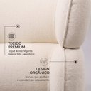 Ver imagem 6 de Cama Box Base Casal com Cabeceira Mochi 138x188 Estofada Orgânica Japonesa Linho Bege - Desk Design