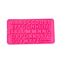 Molde de silicone para chocolate alfabeto - Oikos - 2